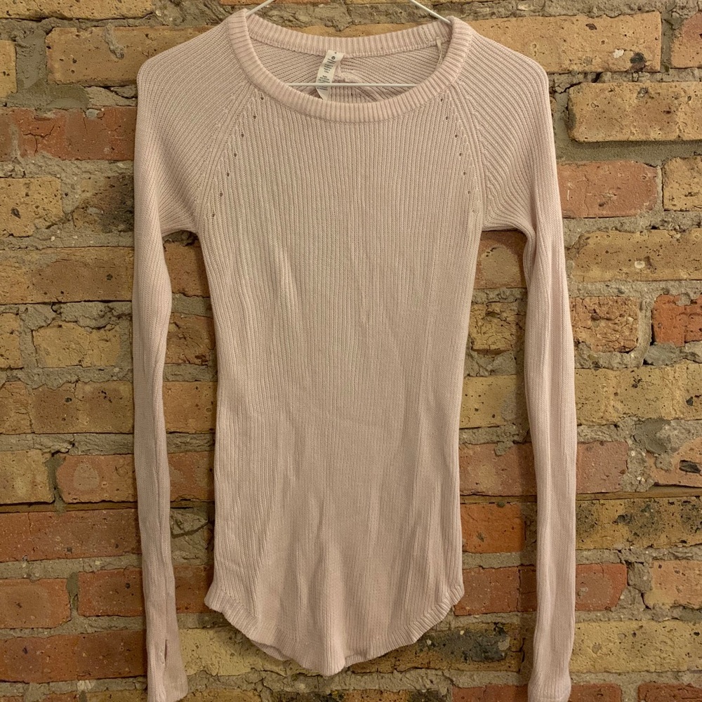 Lululemon Cashmere Blend Pink Sweater
